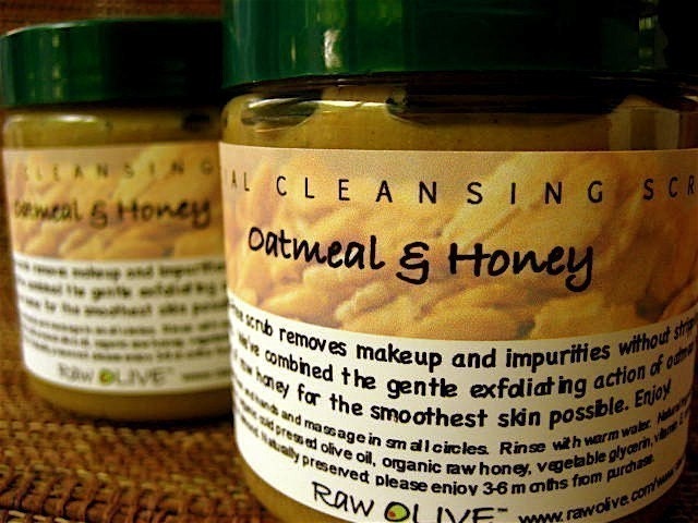 Organic Oatmeal/Honey Facial Cleansing Grains