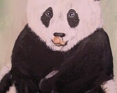 Licking Panda, A Gaylord Perry Painting
