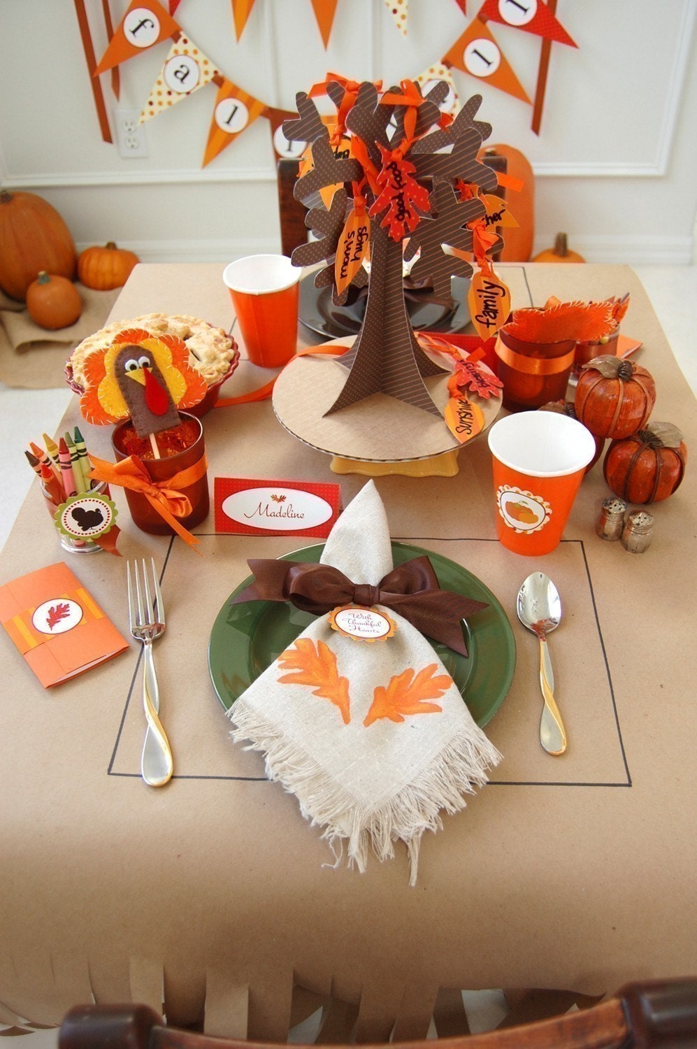 Thanksgiving Kid's Printable Party Pack - SALE Il_170x135