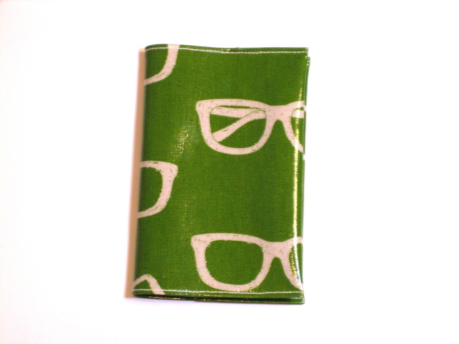 Green Glasses Japanese Echino Passport Cover
