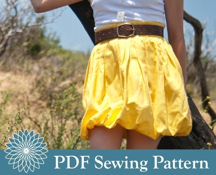 FLEURETTE Bubble and Summer Skirt PDF Sewing Pattern
