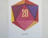 Rolling Like A Big Shot, d20 RPG Poster