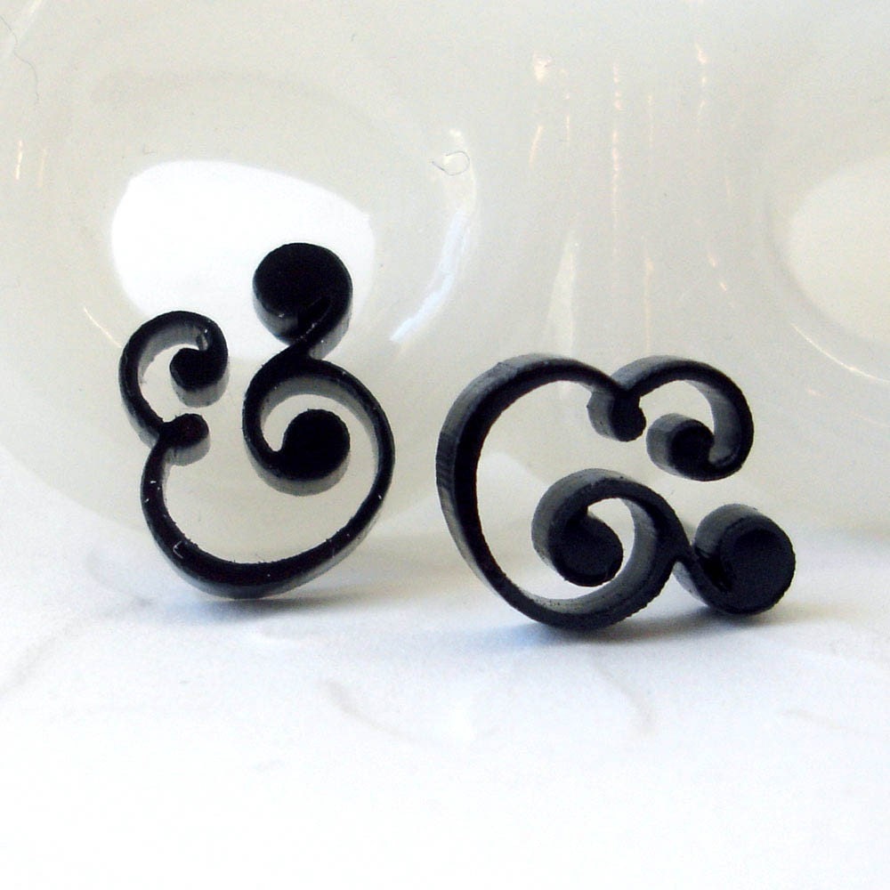 Epershand Ampersand Stud Earrings