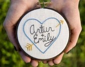 Custom Heart Sampler - Robin's Egg