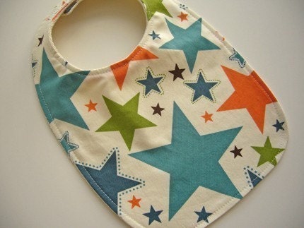 CLEARANCE SALE - Eco Baby/Toddler Bib - All Stars