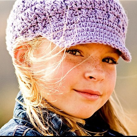 2 to 4T Newsgirl Beanie - violet