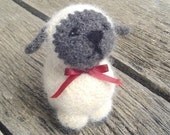 PATTERN PDF Crocheted and Felted White Lamb Amigurumi Pattern