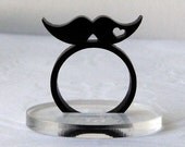 Mustache Love Ring