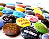 CUSTOMIZE Your Own Set - Any Ten Firefly and Serenity Character Quote Buttons
