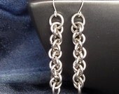 Earrings - JPL Twist Light Chainmaille Weave