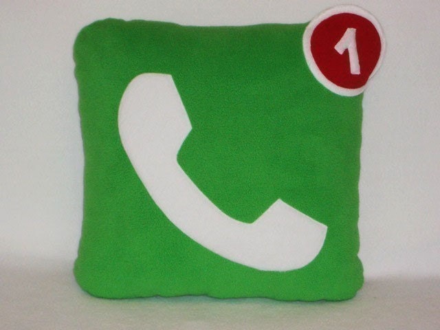 Phone Icon Pillow