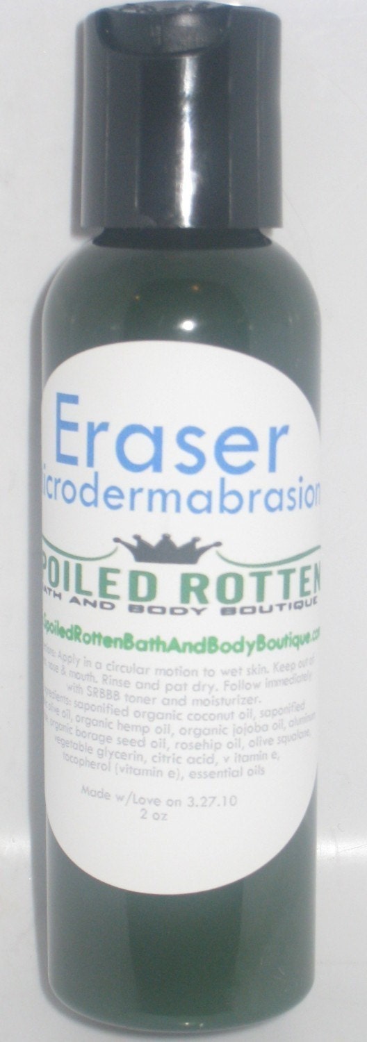ERASER Microdermabrasion Cleanser  -Natural, Organic, Vegan
