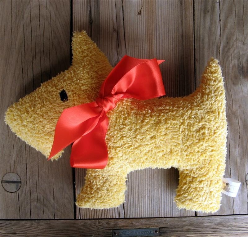 Frankie  Plush  Vintage Chenille Scottie Dog