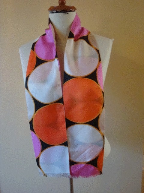 Vintage 1960s Mod scarf wrap