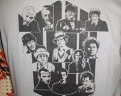 Faces of the Doctors - Hand Printed T-Shirt