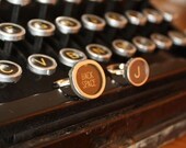 Typewriter Key Ring - Black or White