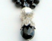 Black Tie Affair 1940s Old Hollywood Glamour Costume Jewelry Necklace or Choker