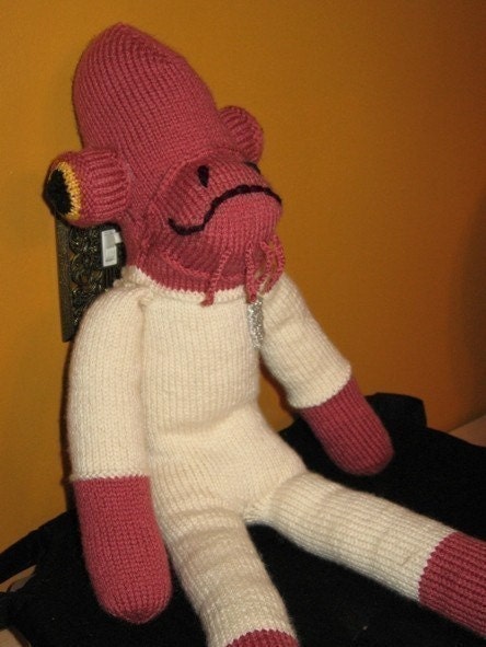 STAR WARS Admiral Ackbar Sock Monkey Knitting Pattern PDF