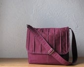 Ruche in Organic Plum