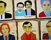 Set of 8 coasters- Build Your Own Favorite Directors