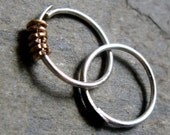 beringed-- tiny custom earrings or nose ring set-- primitive series-- handmade by thebeadedlily on etsy