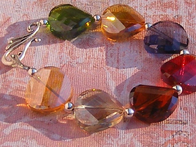 Faceted Rainbow Bracelet