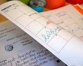 Simple Planner, 5.5" x 8.5" (printable B&W PDF): Jan2012 - Dec2012