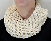 EcoCessory Organic Cotton Infinity Scarf - Cream