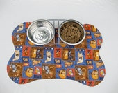Dog Mat,Bone Shaped, Dogs and Cats