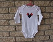 Custom Boutique Mickey Mouse Onesie or Tee shirt