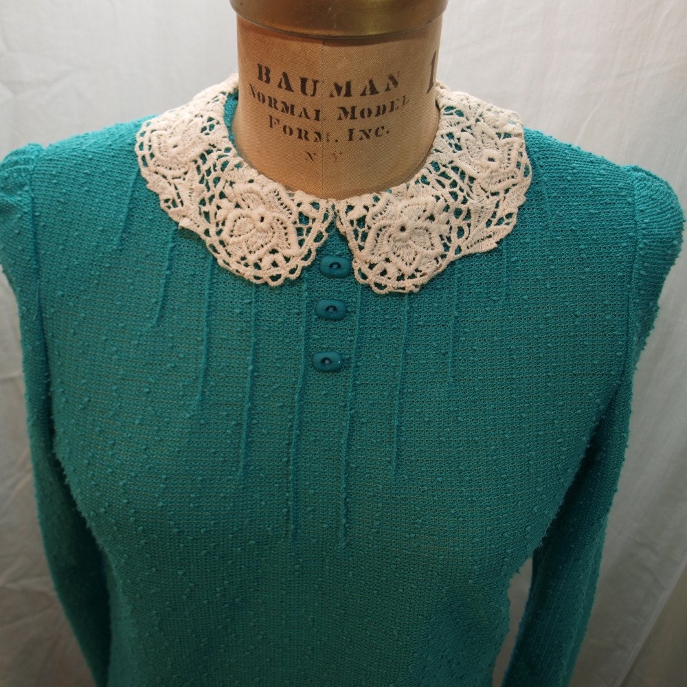 Vintage Two Piece Boucle Skirt Set with matching original belt - size medium petite  - New Old Stock With tags