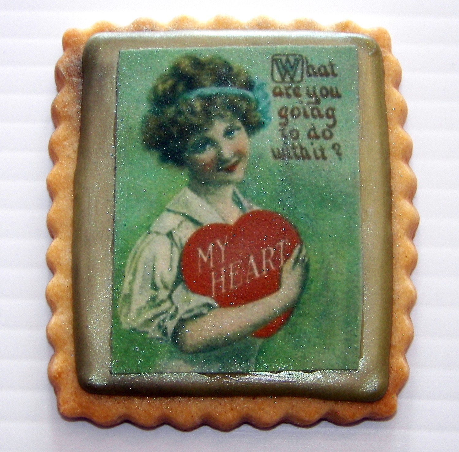 Vintage Valentine Cookies