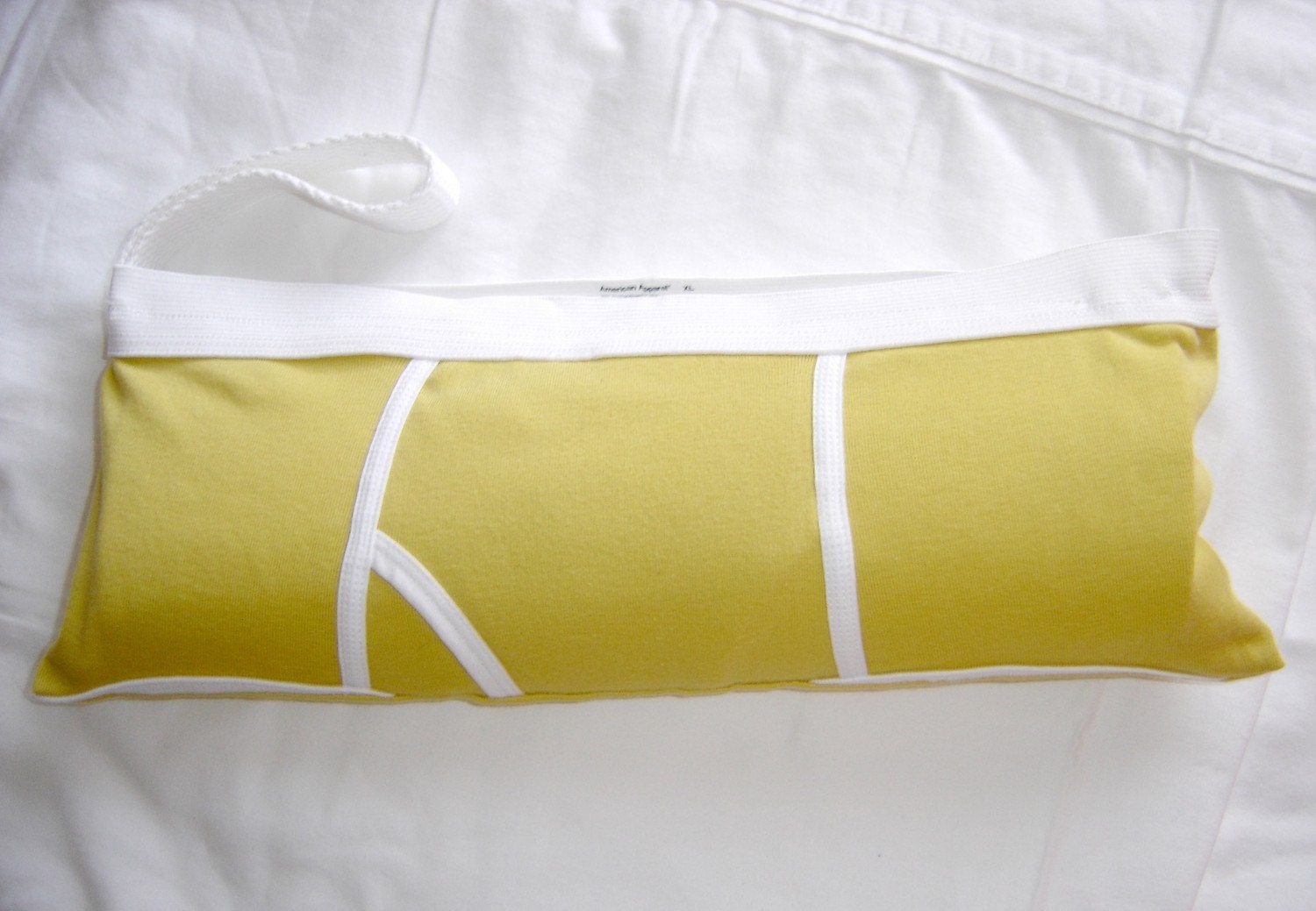 Mustard Yellow Undie Clutch (organic cotton undies, ooh la la)