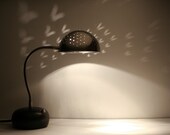 Dwarf's helmet desk lamp with a touch dimmer knob