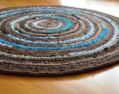 EKRA Custom Round Crochet Rug 3.5 feet in diameter