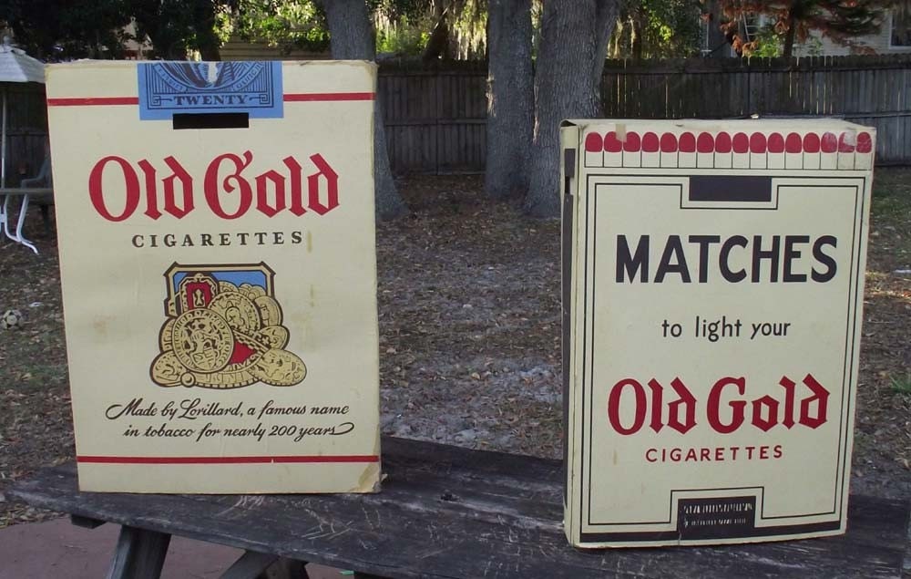 Old Gold Dancing Cigarette Commercial Stage Prop