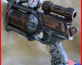 Steampunk Gun Nerf Maverick N-Strike Victorian Gothic