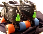Skate Nuts - LIME GREEN - So redicilous you NEED a pair - Roller Derby