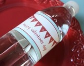Printable Water Bottle Labels-Valentines Day