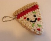 Pizza Slice Mini Plush Keychain