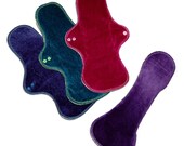 ONE Large Organic Wool-Backed Moonbow Cloth Pad, You Choose Color