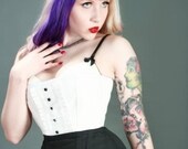 Sexy Secretary Corset & Pencil Skirt Pin-Up Set