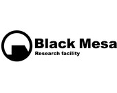 Half Life Black Mesa logo vinyl decal - 9x3 inches