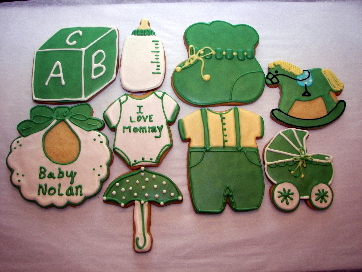 Baby Shower cookies - Boy