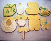 Baby Shower Cookies - Boy