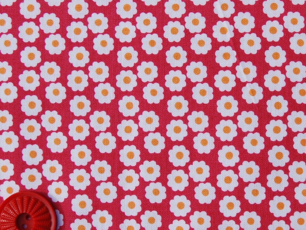 SALE Summer Song by Minds Eye for Riley Blake - Mini Blooms in Pink - 1 yard listing
