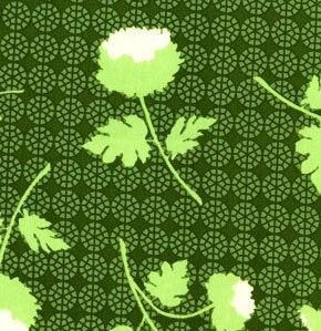 CLEARANCE  1 Yard of Joel Dewberry - Ginseng Collection - Home Decor - Tossed Flowers in Thyme