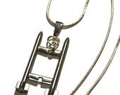 Silver 'Sky Rockets in Flight' pendant necklace