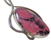 Rhodonite Pendant Set in Sterling Silver  prhdk1667