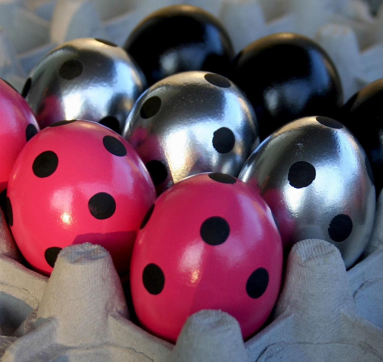 Cascarones (Confetti Eggs) FIVE DOZEN Rock Star Diva